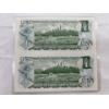 Image 3 : 3 uncut 1:2 Canadian 1973 $1.00 Bills Prefix: BFK BFL
