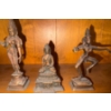 Image 1 : Dancing Brass Handcrafted Parvati Statues  Goddess Indian Metal Miniatures 4"tall
