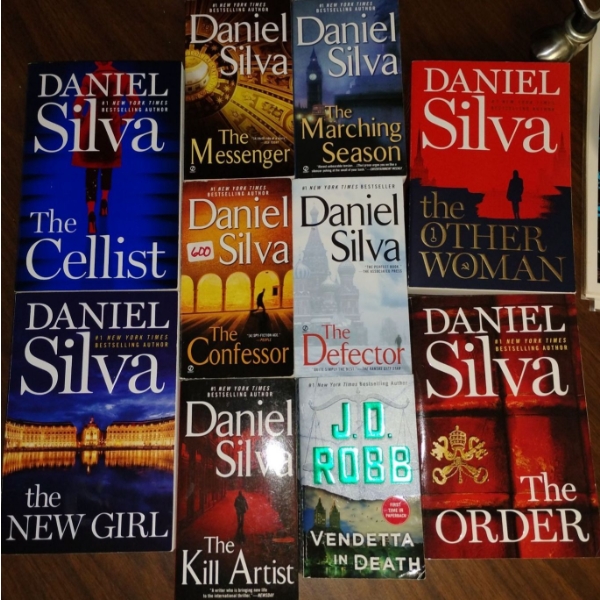 Assorted Daniel Silva Novels - Drama Suspence & More 