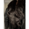Image 2 : Winter Outerwear - Ladies Genuine Fur Lined Trench / Over Coat Size L