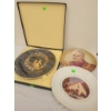 Image 1 : Three Commemorative Plates with Box Featuring Religious Themes and Designs
