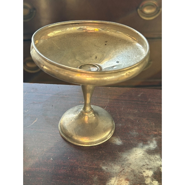 Antique Stamped Sterling Pedestal Candy Dish / Chalice 7T