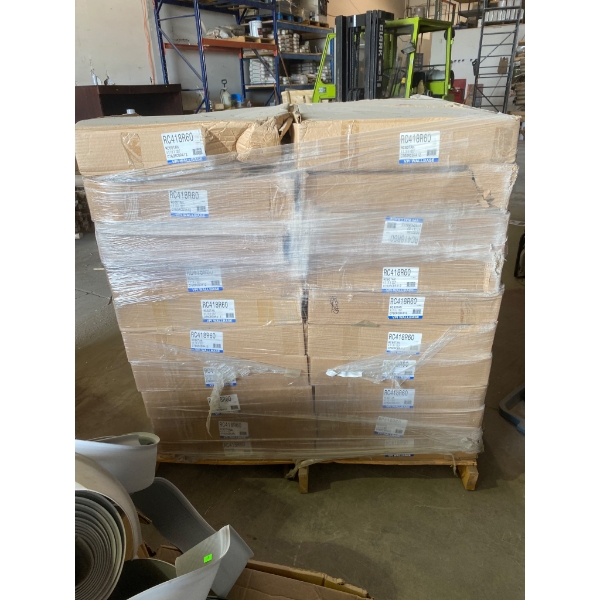 Pallet of VPI Wall Base Tan RC60 Rolls, 4" x 1/8" x 120 LF Each