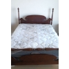 Image 2 : Gibbard Queen Size Four Poster Bed Frame w/Brand New Beauty rest Imperial Collection Queen Size  