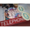 Clydesdale Ceramic Horse 12 W, 10 T, Mini Drum 7 T, Glass Telephone Sign 25 X 6 and More!