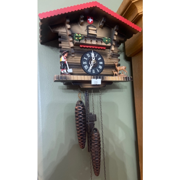 Swiss Cuckoo Clock Real Cuckoos 16T
