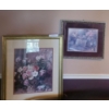 Image 2 : Selection of Framed Wall Art Prints & Painted Purple Roses.  Roses 20 w 24 h