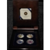 Image 6 : 2011-2012 Full Moon 92.5% Sterling Silver and Niobium 4-Coin Set in Display Case - #2