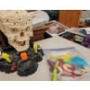 Image 12 : Star Wars Helmets, Monster Head Game, Toy Blaster, and Military Plane Model Lot