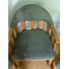 Image 4 : Set of 5 Green Chairs Width 20" Depth 22" Hight 32"