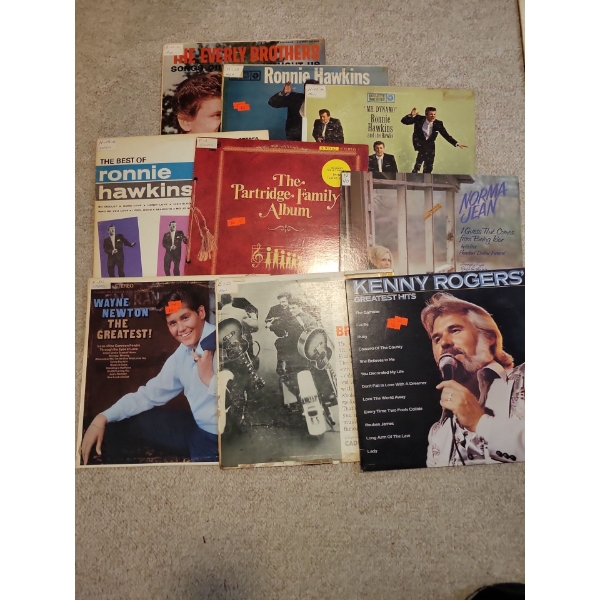 Record Collection Ronnie Hawkins Wayne Newton Kenny Rogers