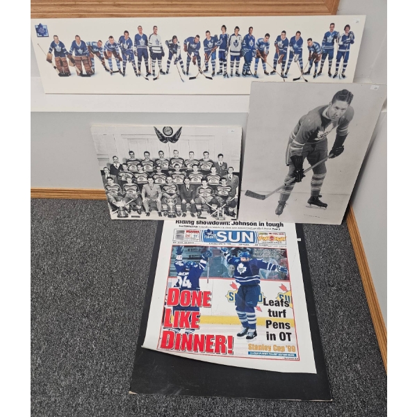 Toronto Maple Leafs Hockey Memorabilia, Including Photo Prints