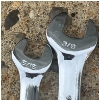Image 4 : 8 Chrome Vanadium SAE Combination Wrenches, 3/8" to 1-5/8"