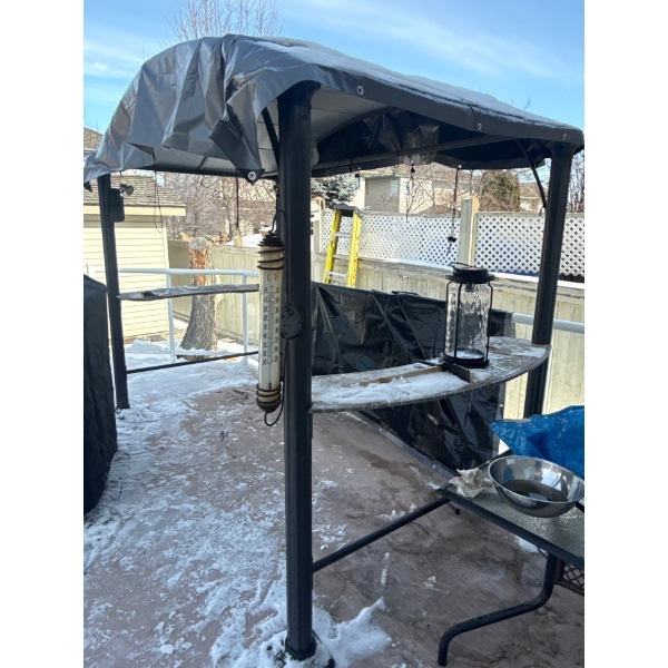Outdoor Grill Gazebo - Weatherproof Cooking Station 