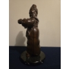 Image 2 : Stone Base Hand Carved Religious Sculpture Signed, F. Botero #3/6 - 6W, 12T 