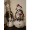 Image 3 : Christmas Lot Candles Snow Men  Tall White Santa 24T