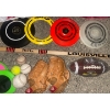 Image 3 : Hobby/Activity Assortment - Canadian Wind Sock Badmenton Paddles w/ Net Baseball Gloves & More