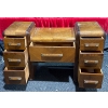 Image 2 : Vintage Art-Deco Waterfall Dresser 47Wx17Dx29.5H
