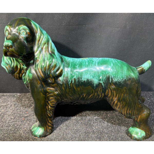 Blue Mountain Pottery Dog Statue
