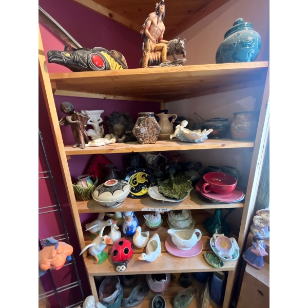 all ceramic items and rack included