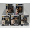 Image 1 : Harry Potter -Dobby, Hermoine Granger, Lucius Malfoy, Remus Lupin, Harry Potter Funko Pops
