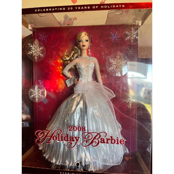 2008 celebration 20 years of holidays holiday Barbie