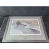 Image 2 : "Waters Edge - Wolves" Framed Signed Print