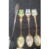 Image 6 : Spoon Racks- Largest Leaf:15 x 15.5, Rectangular: 7.5 x 17.5, Souvenir Spoons