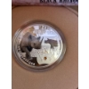 Image 2 : 2014 $1 Endangered Animal Species: Black Rhinoceros - Pure Silver Coin
