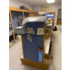 Image 5 : Double-Sided Wooden Store Display Shelves With Pegboard Backing