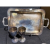 Image 3 : Silverplated Beverage Service - Trays Chalice' Creme & Sugar Gravy Boat & More 