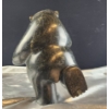 Image 3 : Inuit-Style Stone Dancing Bear Carving, 12 x 7 Inches, 20+ LBS, Artist Signed