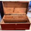 Image 4 : Wooden Tool Chest with Removable Tray and Metal Handle
