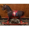 Image 3 : Autographed Roy Rogers Headshot w/ Collectible Antique Child's Rocking Horse