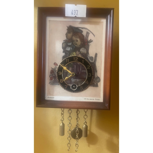Antique Hummel Cuckoo Clock ARS SACRA 9666 5.5T