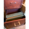 Image 4 : Four-Drawer Wooden Filing Cabinet with Classic Design Contents Included