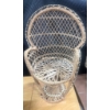 Image 4 : Wicker Chair, Glass Jars, Vases, Baskets, Utensils, and Silver-Plated Tray