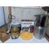 Image 1 : Kitchen Appliances and Cookware Lot Including Crock-Pot and Food Dehydrator