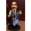 Image 1 : Pool Player Resin Statue 28 T, 16 L, 11 W(Cigar is Loose, Base Has Been Repaired) 