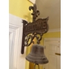 Image 3 : Brass Wall Shelf 9", Cast Iron Bell