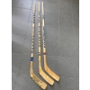 Image 2 : Three Vintage Wooden Hockey Sticks