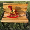 Image 3 : Collectible Doll Accessories - Wood Rocker Park Bench Metal Chair & More 