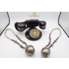 Image 2 : Vintage Automatic Electric Monophone ,  Statement Necklace Large Metallic Pendant Tibetan Beads