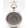 Image 3 :  Art Deco Open Face Pocket Watch , Textured "Tropical" Dial With Arabic Numerals Subsidiary Seconds.