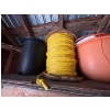 Image 4 : several working electric motors, pulleys pins, come along electric cable and vintage tool boxes 