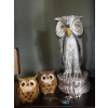 Image 1 : Decorative Owl Collection #4 -  Hand Carved & Painted Wood Own By Zim (20T) w/ Costume Jewelry, More