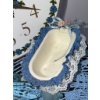 Image 6 : Decorative Dolphin Figurines, Clock, and Tray