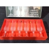 Image 3 :  Set of Six Longchamp Cristal d'Arques 24% Lead Crystal Champagne Flutes