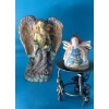 Image 2 : Metal Angel Stand, Angel Figurine Incl. 'Friendship Angels' By Betty Singer & More (8T) 
