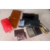 Image 1 : Office Accessories - Genuine Leather Pocket Books Wallet Fountain Pens Calculators 